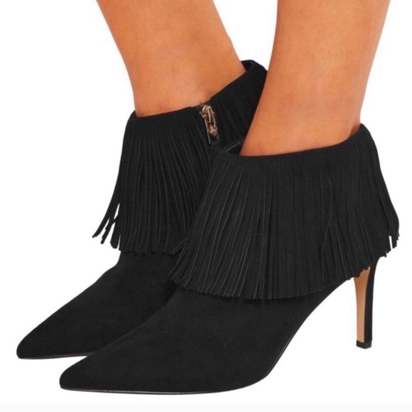 Sam Edelman ‘Kandice’ Fringe Booties - Picture 1 of 6